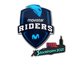 Sticker | Movistar Riders | Stockholm 2021 image