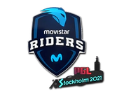 Sticker | Movistar Riders | Stockholm 2021 image