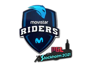 Sticker | Movistar Riders | Stockholm 2021 image