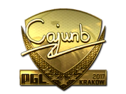 Sticker | cajunb (Gold) | Krakow 2017 image