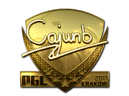 Sticker | cajunb (Gold) | Krakow 2017 image