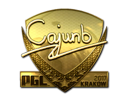 Sticker | cajunb (Gold) | Krakow 2017 image