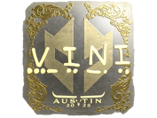 Sticker | VINI (Gold) | Austin 2025 image