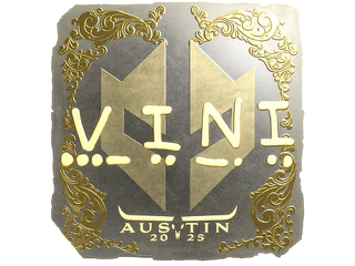 Sticker | VINI (Gold) | Austin 2025