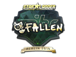 Sticker | FalleN (Gold) | Berlin 2019 image
