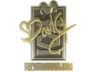 Sticker | dav1g (Gold) | Copenhagen 2024