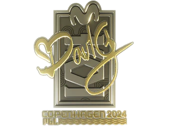 Sticker | dav1g (Gold) | Copenhagen 2024 image