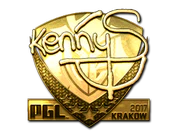 Sticker | kennyS (Gold) | Krakow 2017 image