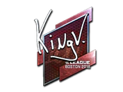 Sticker | kNgV- (Foil) | Boston 2018 image