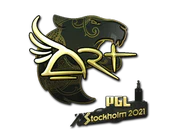 Sticker | arT (Gold) | Stockholm 2021 image