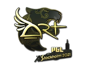 Sticker | arT (Gold) | Stockholm 2021 image