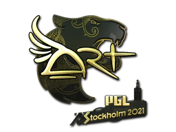 Sticker | arT (Gold) | Stockholm 2021 image