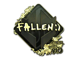 Sticker | FalleN (Gold) | Rio 2022 image