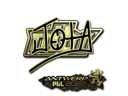 Sticker | JOTA (Gold) | Antwerp 2022 image