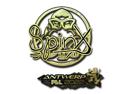 Sticker | Spinx (Gold) | Antwerp 2022 image
