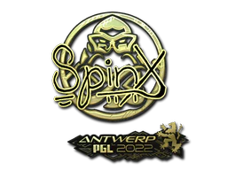 Sticker | Spinx (Gold) | Antwerp 2022 image