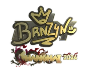 Sticker | brnz4n (Gold) | Shanghai 2024 image