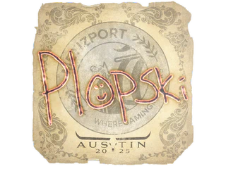Sticker | Plopski | Austin 2025