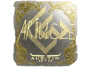 Sticker | Ariucle (Gold) | Austin 2025 image