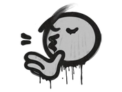 Sealed Graffiti | Chef Kiss (Shark White) image