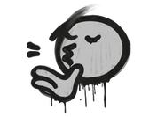 Sealed Graffiti | Chef Kiss (Shark White) image