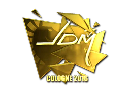 Sticker | jdm64 (Gold) | Cologne 2016 image