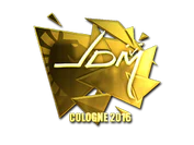 Sticker | jdm64 (Gold) | Cologne 2016 image
