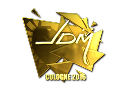 Sticker | jdm64 (Gold) | Cologne 2016 image