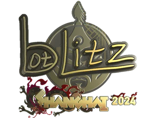 Sticker | bLitz (Gold) | Shanghai 2024