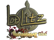 Sticker | bLitz (Gold) | Shanghai 2024 image