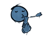 Sealed Graffiti | Quickdraw (Monarch Blue) image