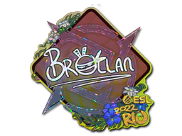 Sticker | Brollan (Glitter) | Rio 2022 image