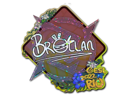Sticker | Brollan (Glitter) | Rio 2022 image