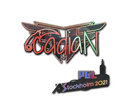 Sticker | cadiaN (Holo) | Stockholm 2021 image