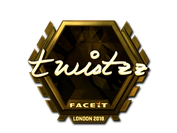 Sticker | Twistzz (Gold) | London 2018 image