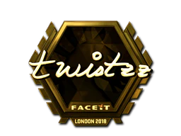 Sticker | Twistzz (Gold) | London 2018 image