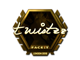 Sticker | Twistzz (Gold) | London 2018 image