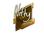 Sticker | Nifty (Gold) | Boston 2018 image