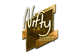 Sticker | Nifty (Gold) | Boston 2018 image