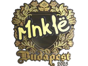 Sticker | r1nkle (Gold) | Budapest 2025 image