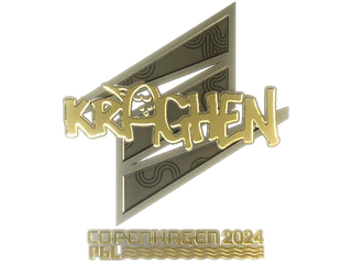 Sticker | kraghen (Gold) | Copenhagen 2024