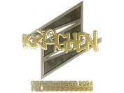 Sticker | kraghen (Gold) | Copenhagen 2024 image