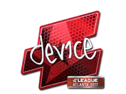 Sticker | device (Foil) | Atlanta 2017 image