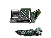 Sticker | exit (Glitter) | Antwerp 2022 image