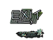 Sticker | exit (Glitter) | Antwerp 2022 image