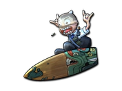 Sticker | Fire Serpent Surf K (Foil) image