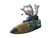 Sticker | Fire Serpent Surf K (Foil) image