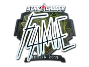 Sticker | flamie (Foil) | Berlin 2019 image