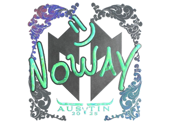 Sticker | noway (Holo) | Austin 2025 image