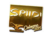 Sticker | Spiidi (Gold) | Cologne 2015 image